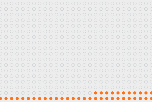 Grid of outline circles with the last few filled in orange: most AI lawsuits hit policies that neither cover nor exclude AI